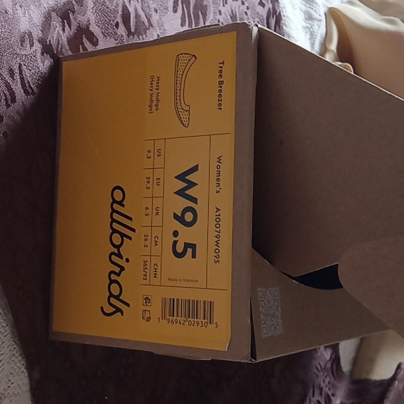 allbirds comfy Tree Breezer Women's ballet flats Size 9.5 W Color  Hazy Indigo. - Picture 9 of 13